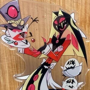 Hazbin Hotel Helluva Boss Sir Pentious maid cafe anime acrylic figure standee